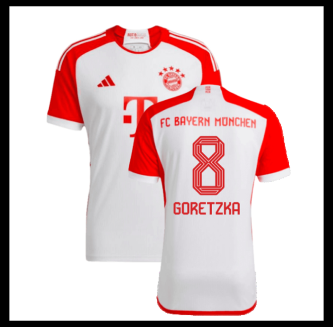 Jalkapallo Pelipaidat Peliasut FC Bayern München Pelipaita 2023-24 GORETZKA #8 Koti