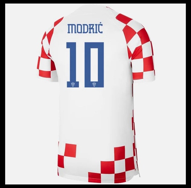 Jalkapallo Pelipaidat Peliasut Kroatia Pelipaita MM 2022 MODRIC #10 Koti