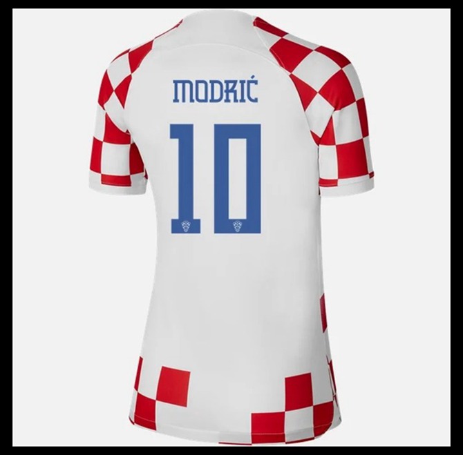 Jalkapallo Pelipaidat Peliasut Kroatia Pelipaita MM 2022 Naisten MODRIC #10 Koti
