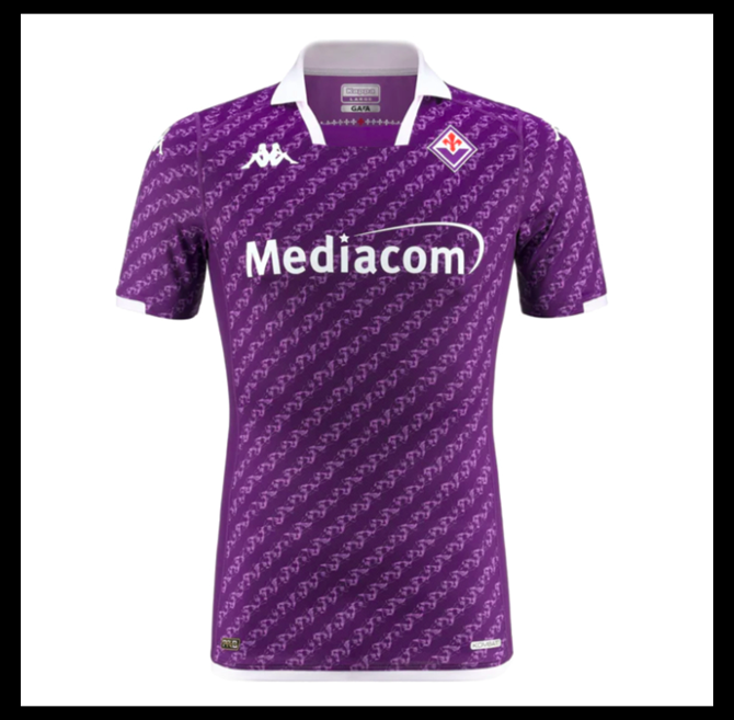 Jalkapallo Pelipaidat Peliasut ACF Fiorentina Pelipaita 2023-24 Koti