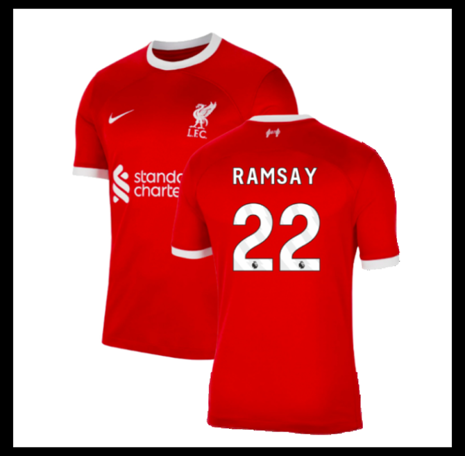 Jalkapallo Pelipaidat Peliasut Liverpool Pelipaita 2023-24 RAMSAY #22 Koti