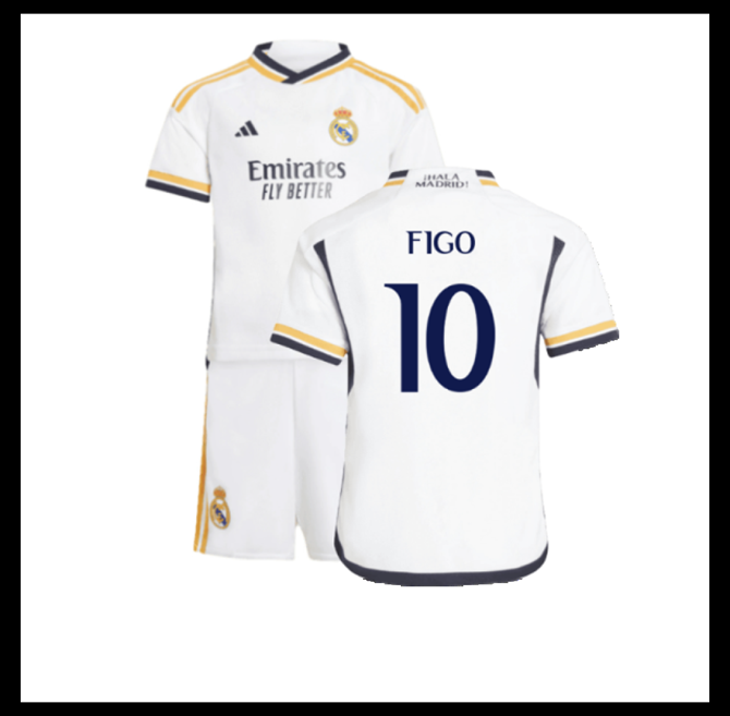 Jalkapallo Pelipaidat Peliasut FC Real Madrid Pelipaita 2023-24 Lasten FIGO #10 Koti