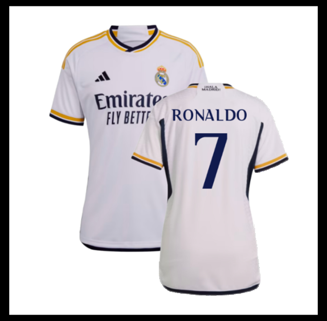 Jalkapallo Pelipaidat Peliasut FC Real Madrid Pelipaita 2023-24 Naisten RONALDO #7 Koti